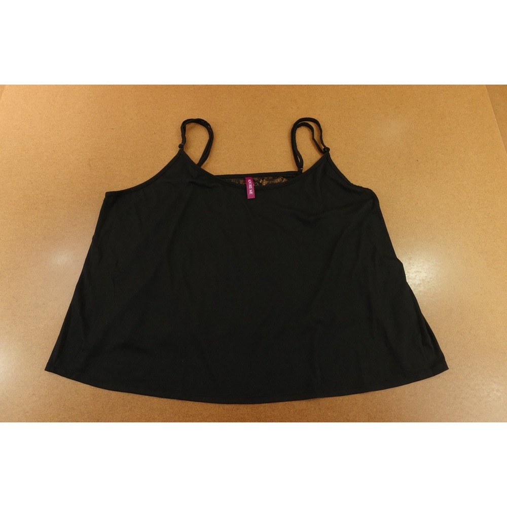 Adore Me Womens Size 4X Black V Neck Pajama Cami Tank Top NWT